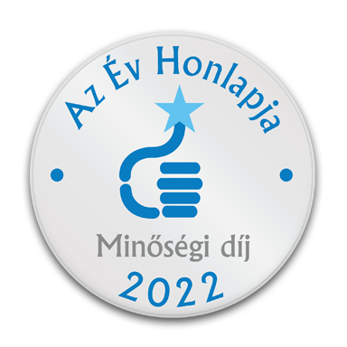 Év honlapja Minőségi díj 2022