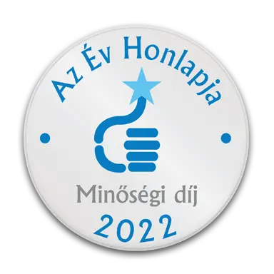 Év honlapja Minőségi díj 2022